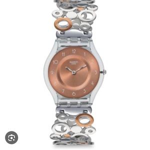 Women’s Silver and Bronze Swatch Cerchiami